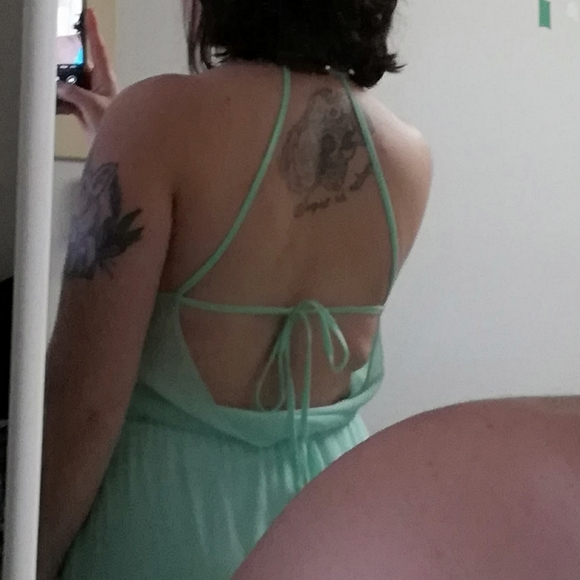 Maxi dress, flowy, backless, halter - Picture 3 of 3